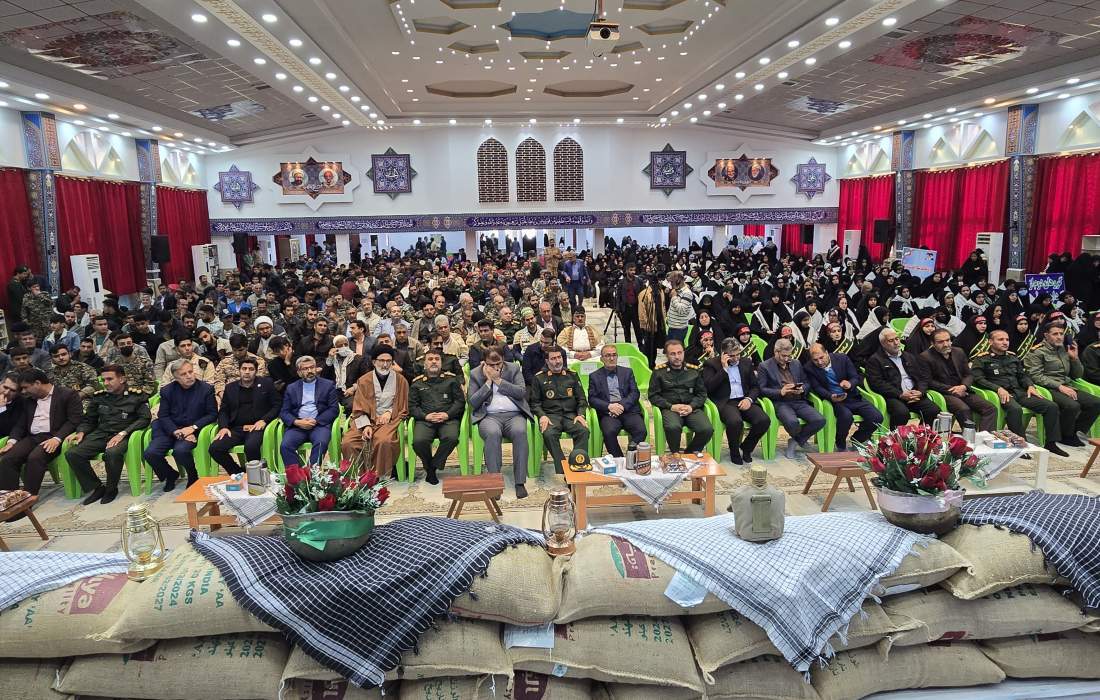 اجتماع باشکوه بسیجیان بویراحمد تجدید میثاق با آرمان های انقلاب