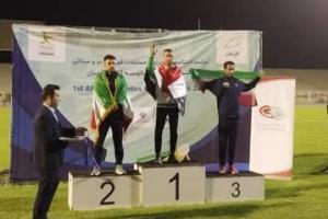 حدادی مدال برنز دوومیدانی قهرمانی آسیا و اقیانوسیه را بر گردن آویخت