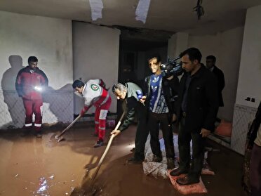 آبگرفتگی ۳۰ منزل مسکونی در شهرستان دنا