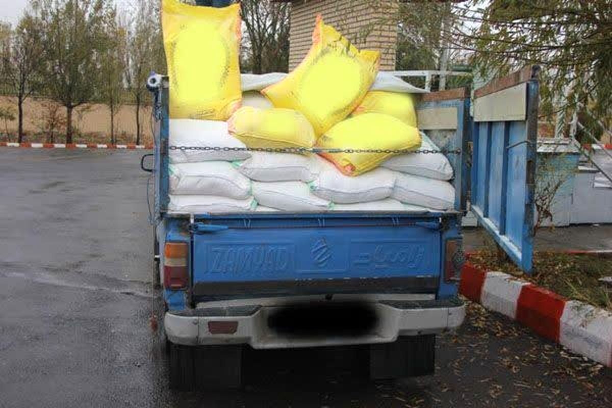 کشف و ضبط بیش از ۲تن آرد قاچاق در گچساران 