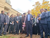 کلنگ‌زنی ایستگاه موبایل شهر سی‌سخت 