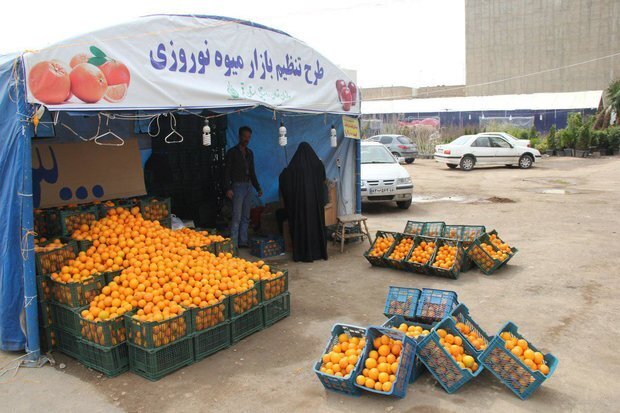 راه اندازی ۴۴ غرفه توزیع میوه شب عید در استان 