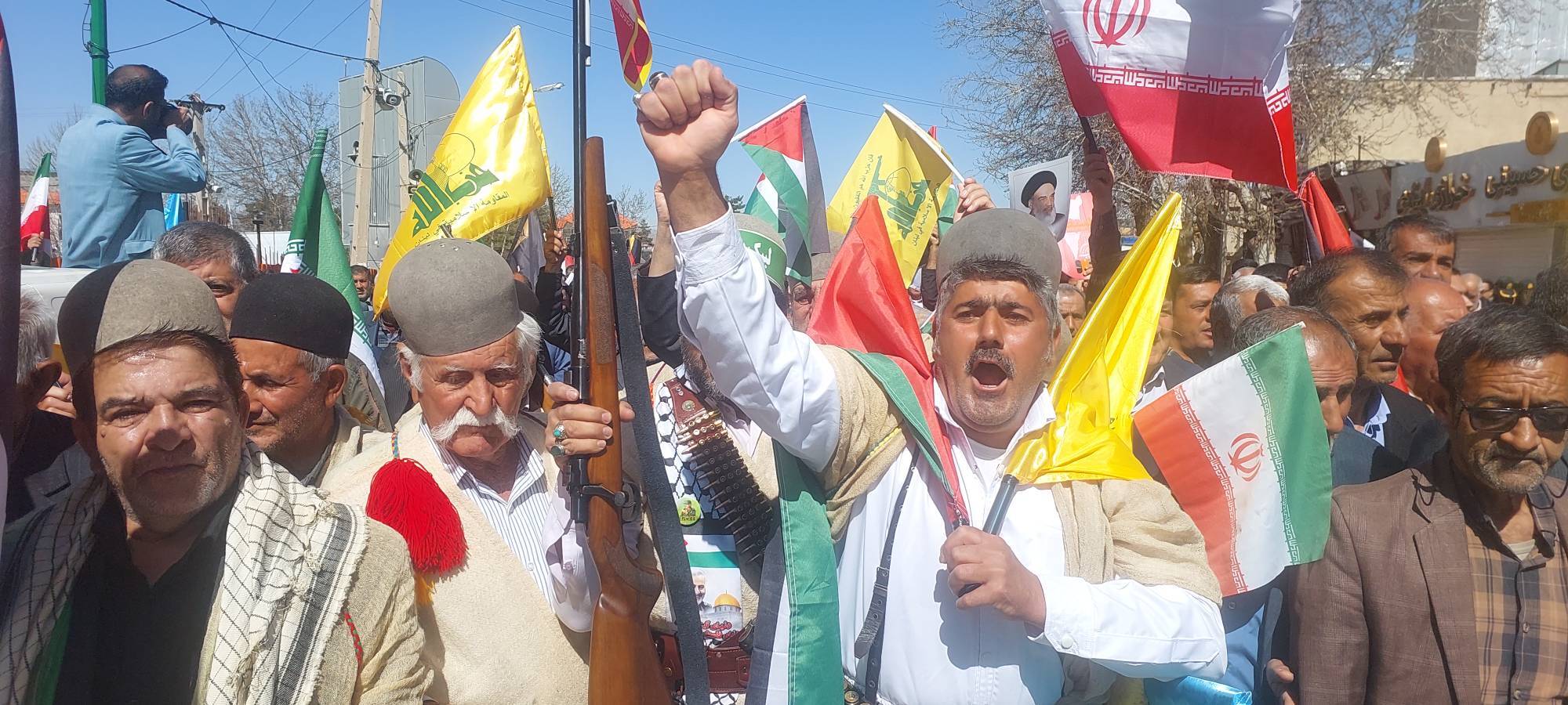 برگزاری راهپیمایی روز جهانی قدس در یاسوج 