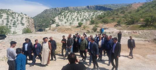 بازدید معاون وزیر راه از جاده ملی پاتاوه دهدشت