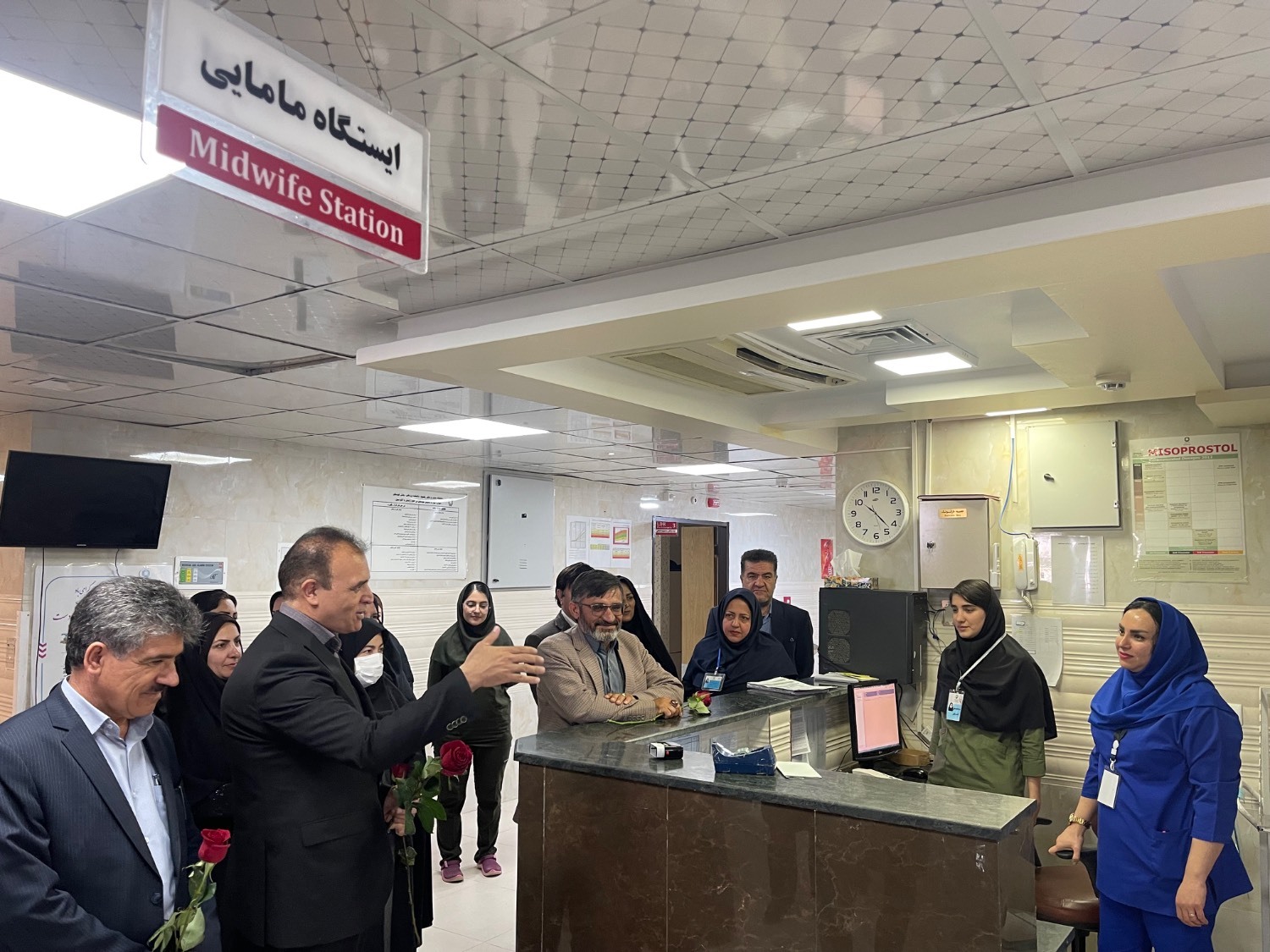 تقدیر از کارکنان بخش زایشگاه بیمارستان امام سجاد یاسوج