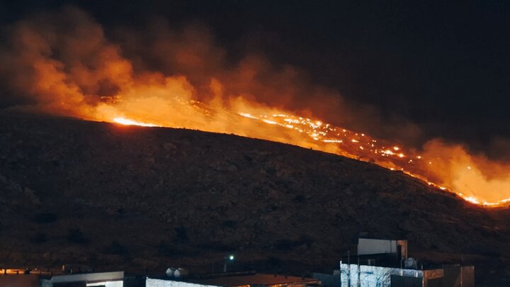 مهار آتش سوزی مراتع شهرستان گچساران 