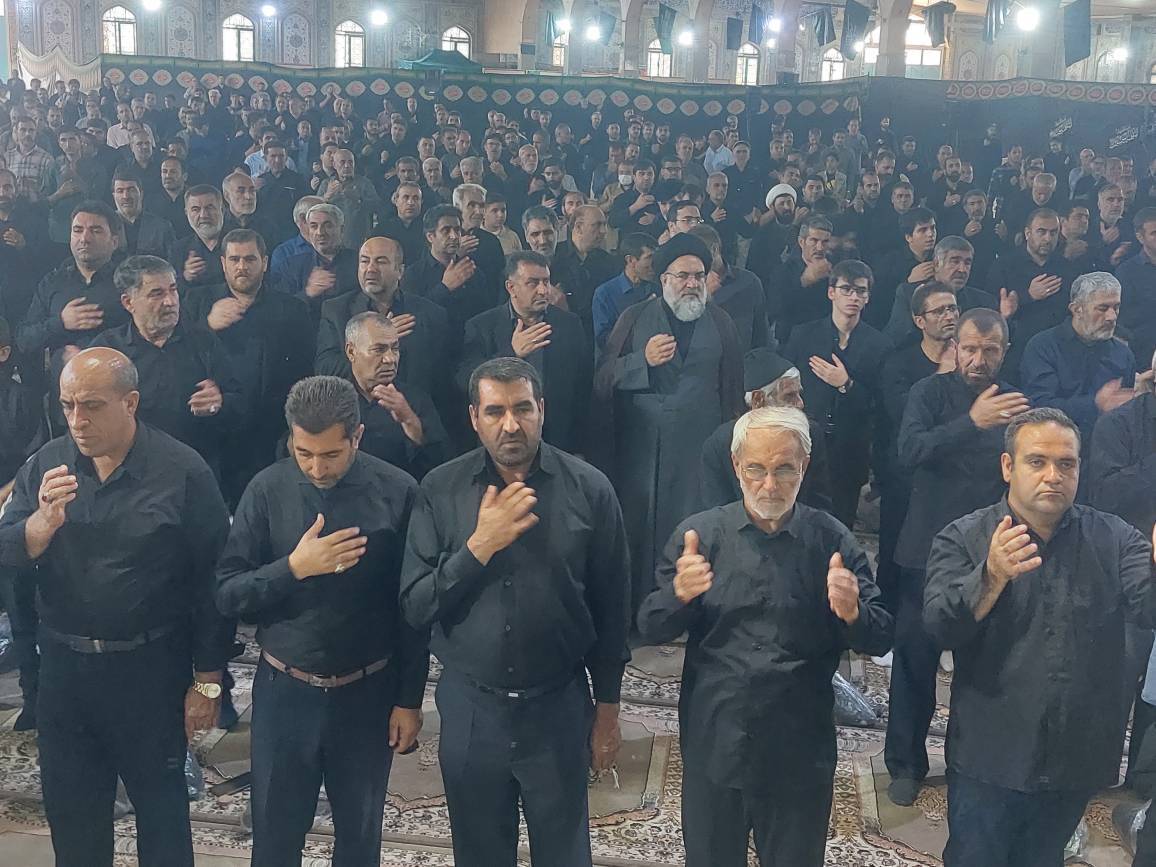 سوگواری مردم استان در روز تاسوعای حسینی