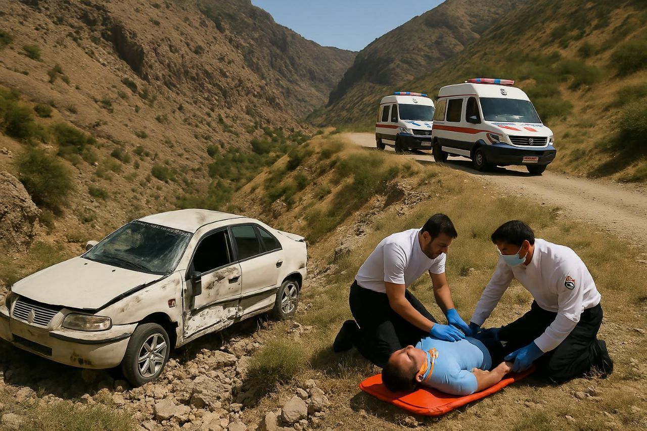 حادثه رانندگی مرگبار در بویراحمد 