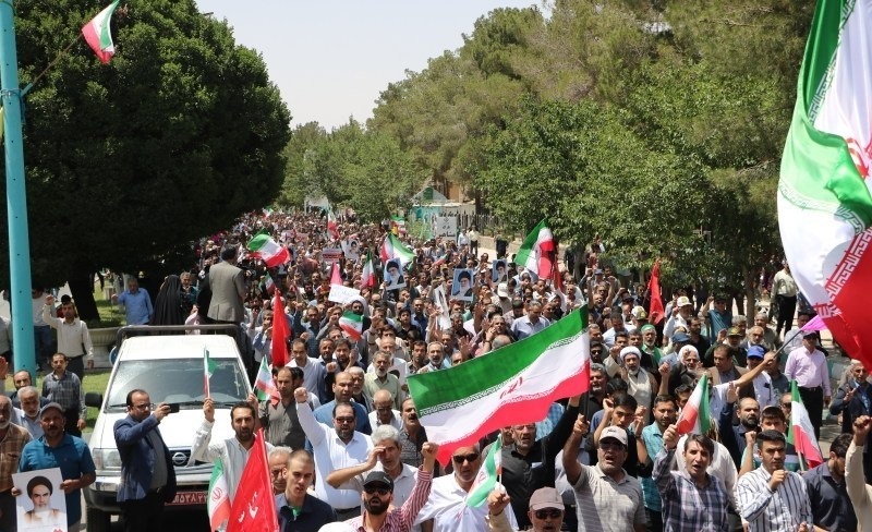 راهپیمایی جمعه خشم و نصر در استان راهپیمایی جمعه خشم و نصر در استان