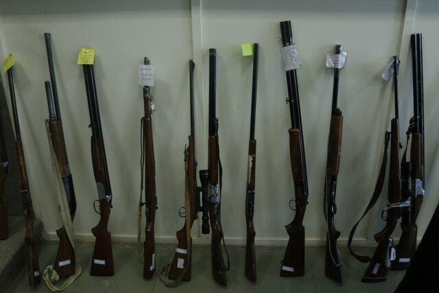 کشف و ضبط ۱۲ قبضه اسلحه غیرمجاز در کهگیلویه و بویراحمد