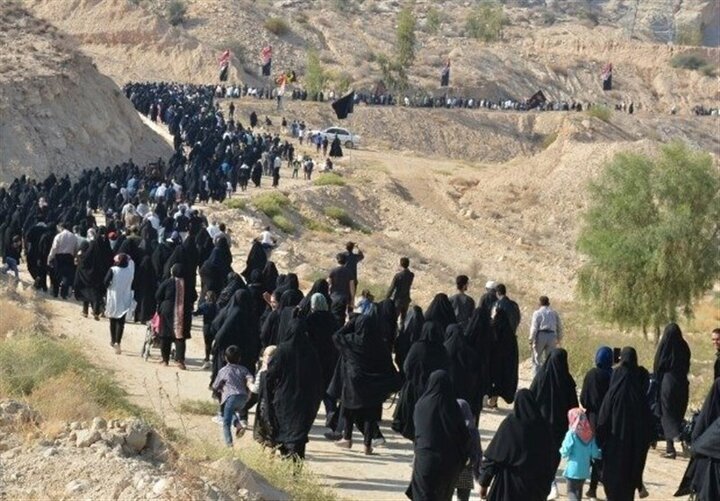 برگزاری مراسم پیاده‌روی جاماندگان اربعین در کهگیلویه و بویراحمد