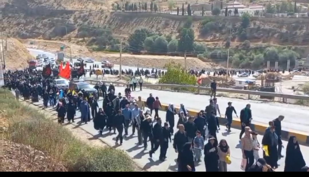 مراسم راهپیمایی جاماندگان اربعین در یاسوج
