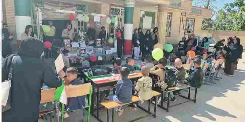 جشن شکوفه‌ها در دبستان شهید رضایی مزدک؛ آغاز مدرسه با شور و لبخند