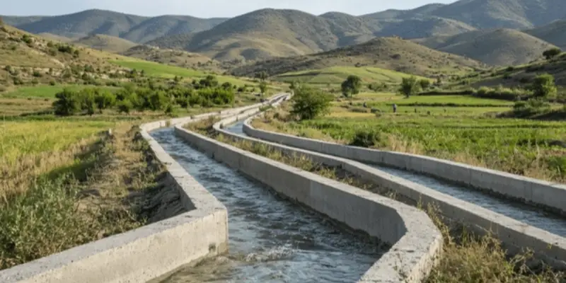 جهش در کشاورزی بویراحمد؛ ۳ کانال جدید آبیاری آماده بهره‌برداری شد