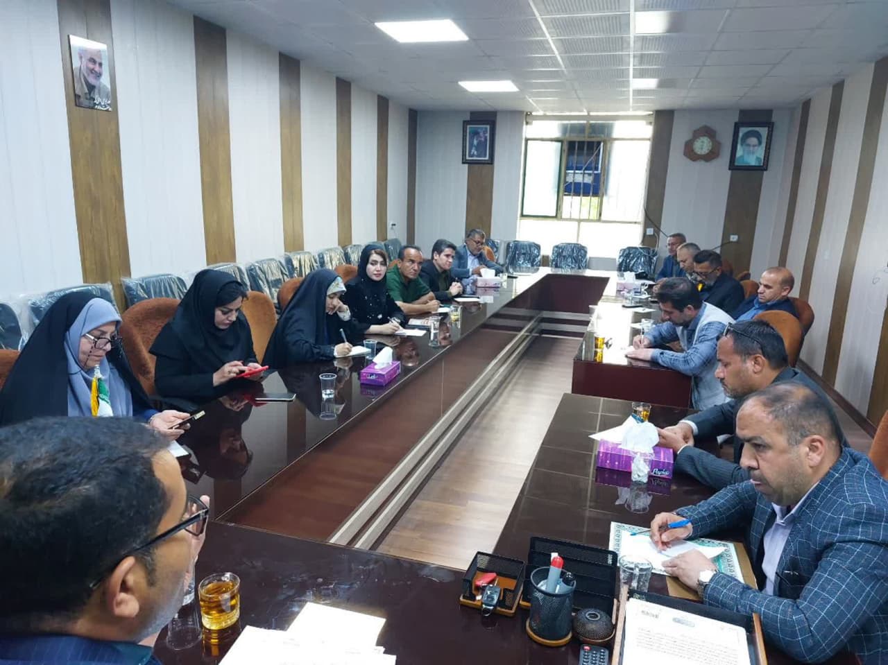 نشست خبری سرپرست آموزش و پرورش شهرستان مارگون با اصحاب رسانه